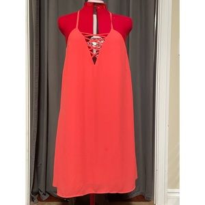 VENUS A-line halter dress